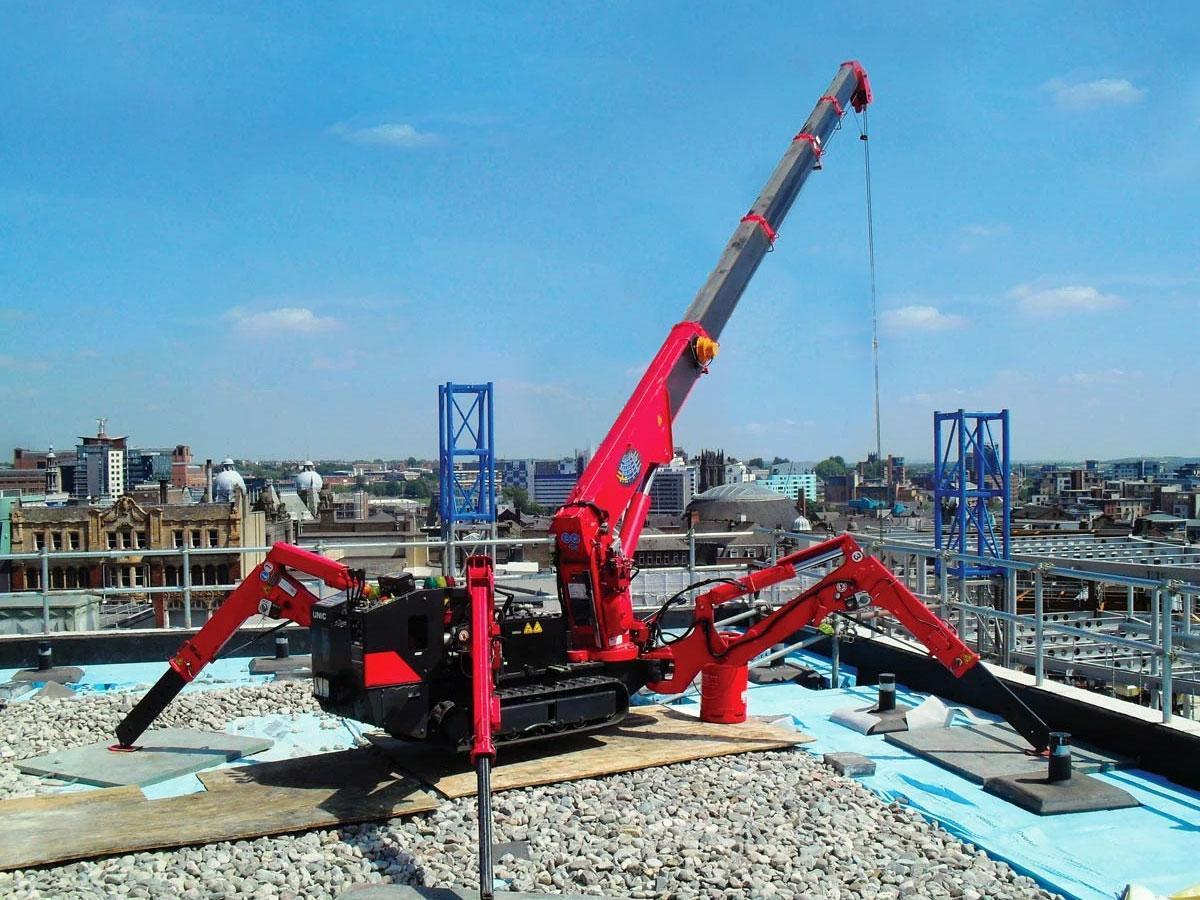 small crane and spider crane hire in Ireland